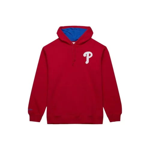 MITCHELL NESS x MLB Base Logo Philadelphia Team Lenny Dykstra Свитшот Мужской Красный