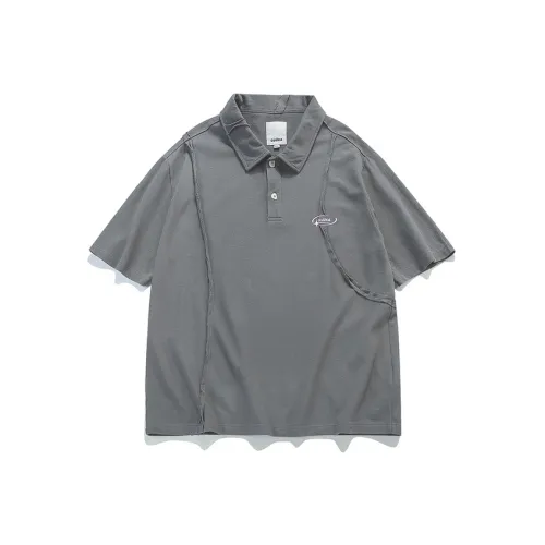 GUUKA TECH Поло Мужское Серого цвета