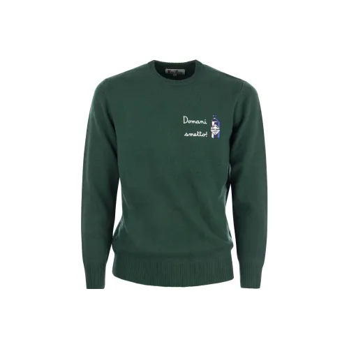 MC2 Saint Barth Зеленые Мужские Свитера