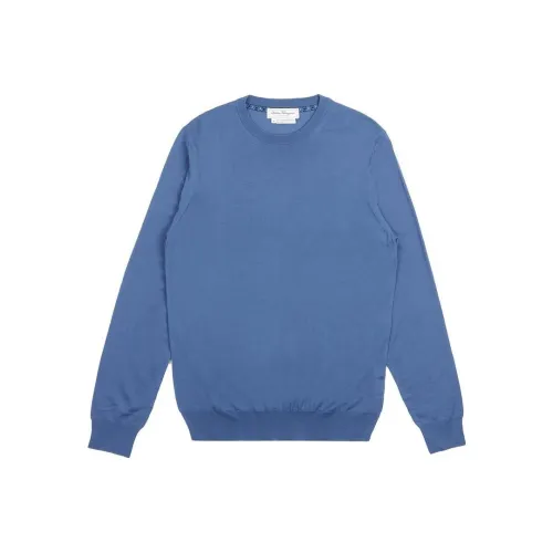 Ferragamo Небесно-голубой Мужские Свитера