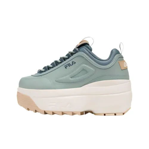 FILA Disruptor 2 Low Топ Повседневная обувь Женская Айсберг Зеленый