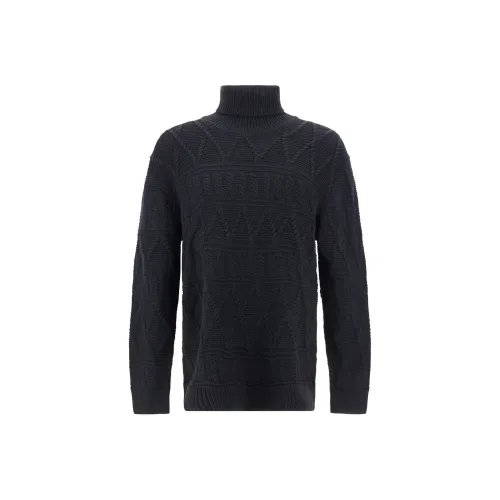 Ermenegildo Zegna Черные Мужские Свитера