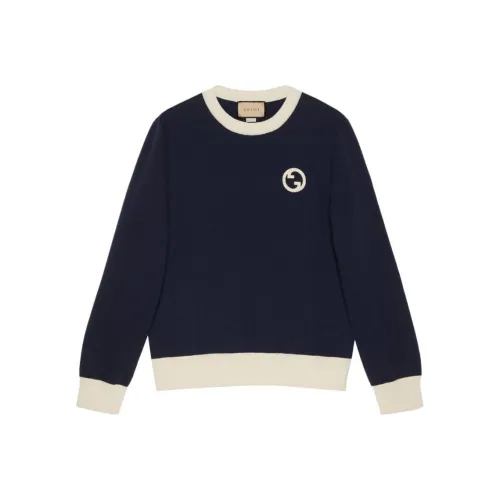 GUCCI SS23 Свитер Мужской Морской Синий