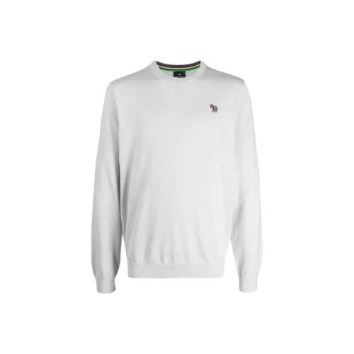 PS By Paul Smith Светло-серые Мужские Свитера