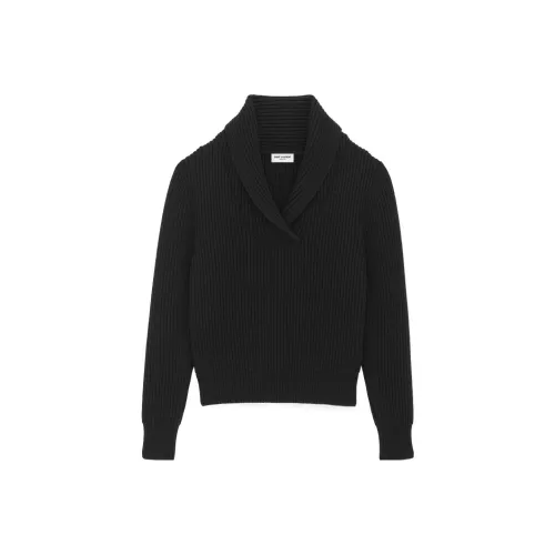 SAINT LAURENT FW23 Свитер Мужской Черный