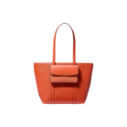 MICHAEL KORS Jet Set Холст Тоут Сумка Сумка для покупок Сумка через плечо Женская Глина Красный