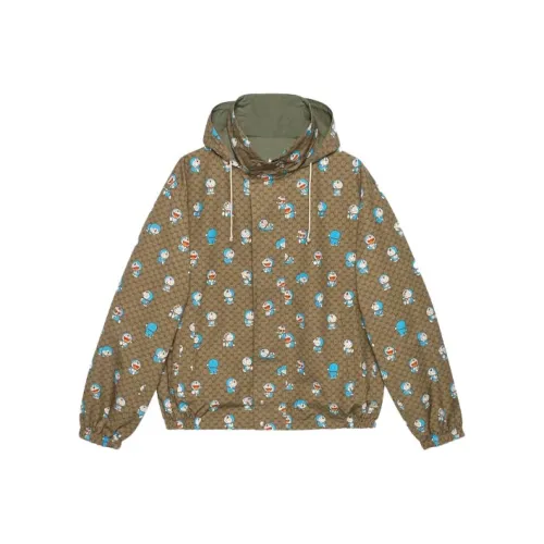 GUCCI x Дораэмон Куртка Мужская Бежевая