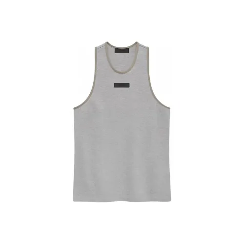 Fear of God Essentials SS24 Drop2 Майка Мужская Светло-Пшеничная Серый Светло-Меланжевый GREY