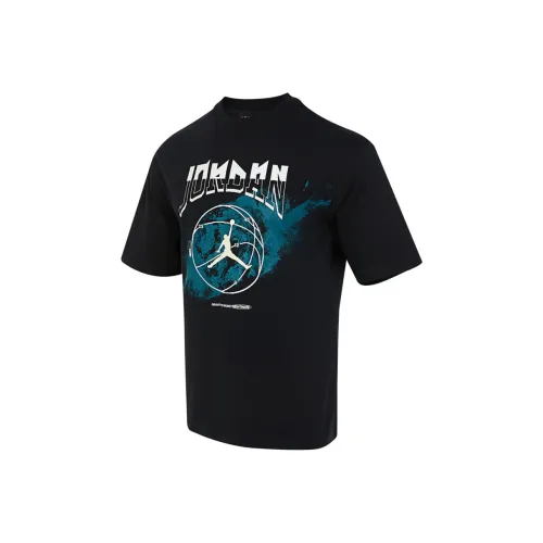 JORDAN Черные Мужские T-Рубашки