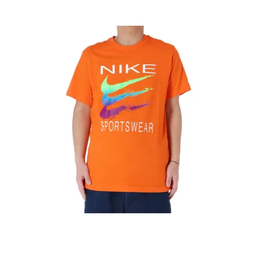 nike Sportswear SS25 T-Shirt Мужской Оранжевый