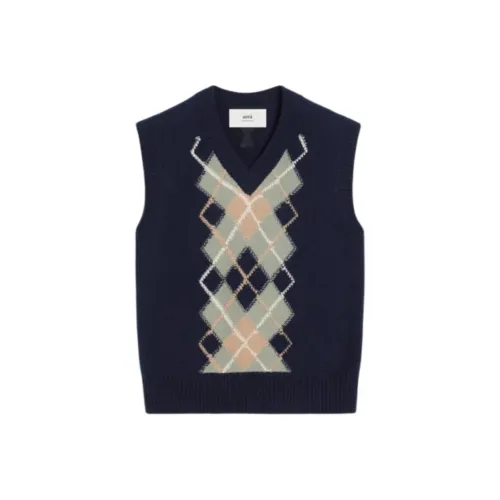 AMIPARIS FW24 Свитер Мужской Морской Синий