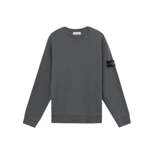 STONE ISLAND Серый Мужские Свитшоты