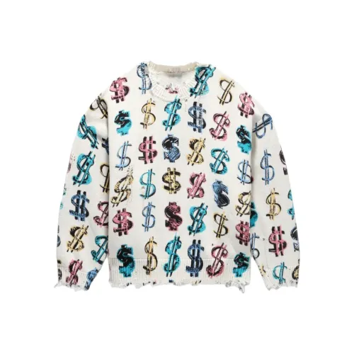 R13 Белый Мужской Свитеры