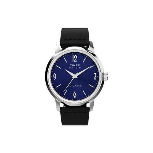 TIMEX Автоматический Механический Механизм Мужские Часы 40 мм Синий