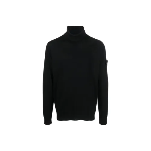 STONE ISLAND Трикотаж Мужской Черный