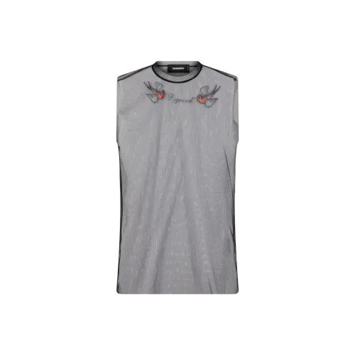 DSQUARED 2 SS24 Майка Мужская Черная