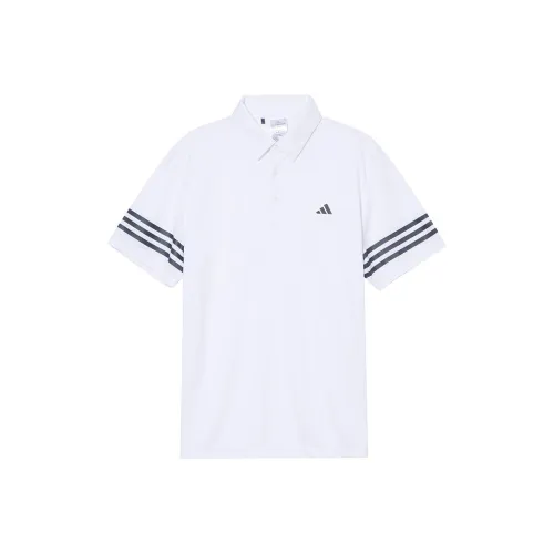 Adidas Белый Мужской Поло