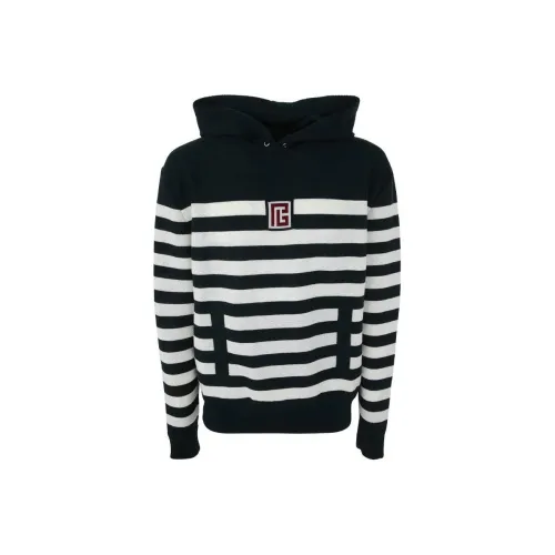 BALMAIN Черные Мужские Свитера