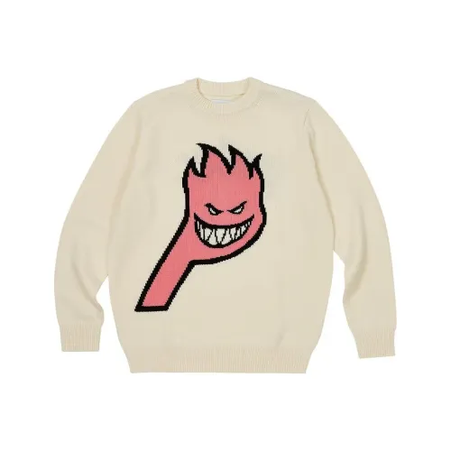 Дворцовый X SPITFIRE Co Branded SERIES Экрю Унисекс Свитеры