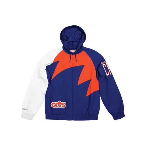 Mitchell Ness Blue Men's Jackets Mitchell Ness Синий Мужские Куртки