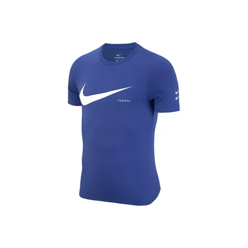 Nike Темно-королевский синий Мужские T-рубашки