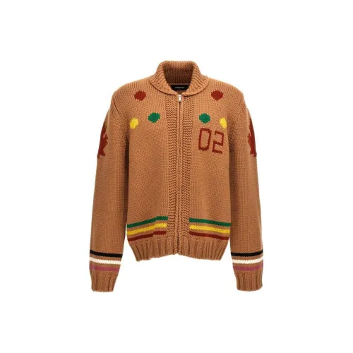 DSQUARED 2 Коричневый Мужской Трикотаж
