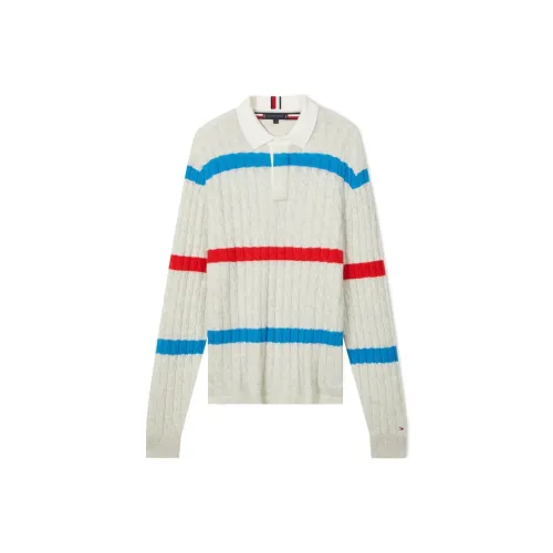 Tommy Hilfiger Серый, Красный, Синий, Многоцветный ADK Мужской Трикотаж