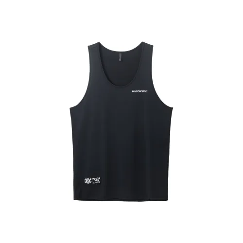 Muscle Dog Топ без рукавов Мужской Черный