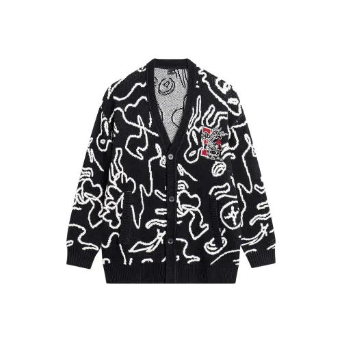 LINING CNY Wanshi Green Pine Series Трикотаж Унисекс С принтом "Черный повсюду"