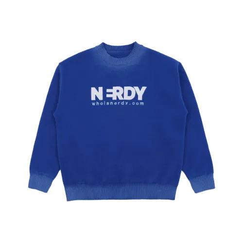 Nerdy Королевский синий Унисекс Свитеры