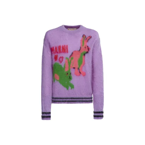 MARNI CNY SS23 Фиолетовый Мужской Трикотаж