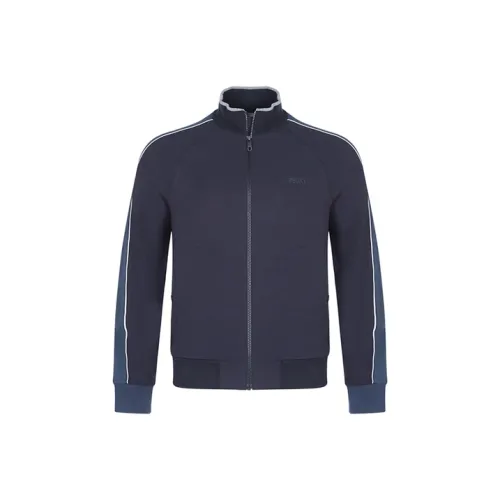 Zzegna SS21 Куртки и Пальто Мужской Полуночный Синий