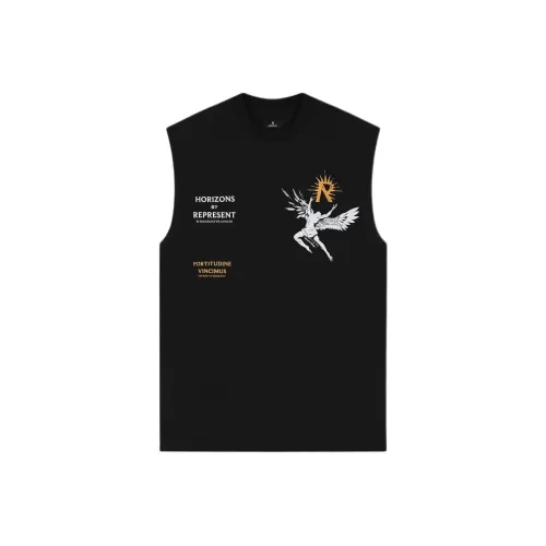 REPRESENT Мужские майки черного цвета