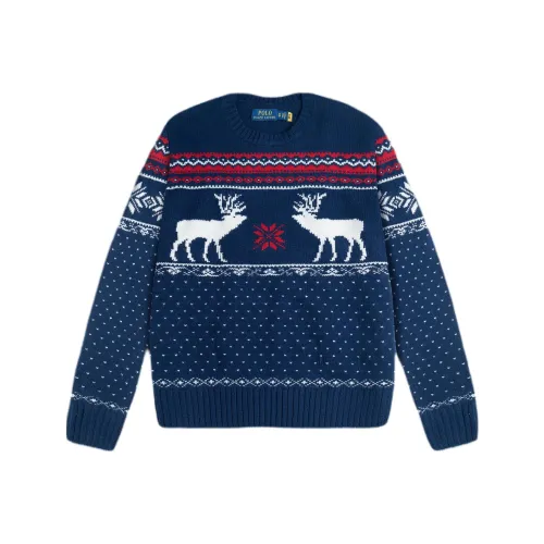 Polo Ralph Lauren FW23 Свитер Мужской Темно-синий