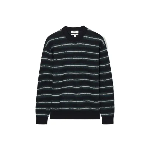 COS Темно-синий синий мужской свитеры