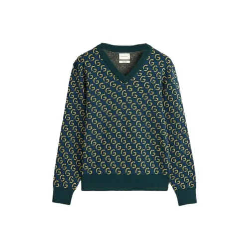 GANT Темно-зеленый 374 Мужской Трикотаж