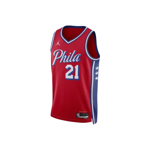 JORDAN Red Unisex Tank Tops