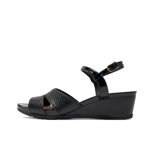 GEOX Marykarmen One Ремешок Сандалии 5CM Женские Черные