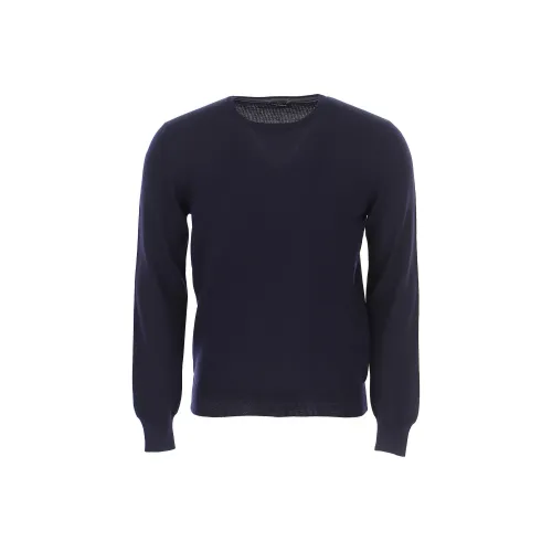BARBA FW23 Свитер Мужской Полуночный Синий