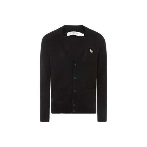 Maison Kitsune Мужские черные свитеры