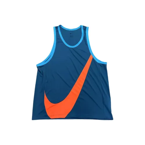 Nike Blue Men's Tank Tops Nike Синий Мужские Майки