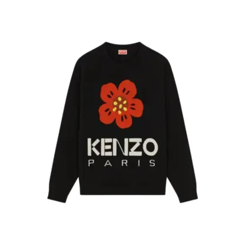 KENZO Мужские черные свитеры