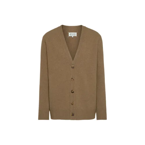 Maison Margiela FW24 Кашемир Свитер Мужской Бежевый