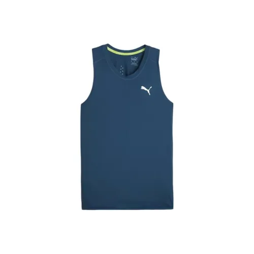 PUMA Running Топ для бега Мужской Синий