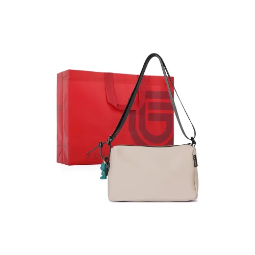 Dubaolu Сумка через плечо из ткани среднего размера унисекс черная хаки