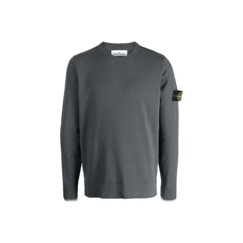 Stone Island Серые Мужские Свитера