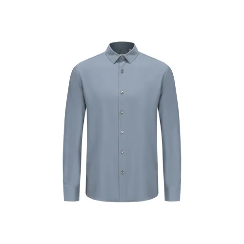 DIDIBOY Синие Зеленые Мужские Рубашки