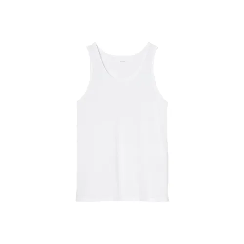 UNIQLO AIRism Mesh Series Белый Мужские Майки