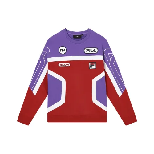 FILA MILANO Итальянская роскошная спортивная коллекция Goji Ягодно-красный Мужской Трикотаж