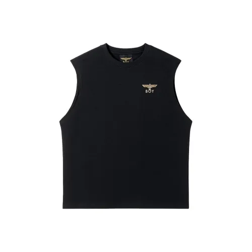 Boy London Топ без рукавов Мужской Черный